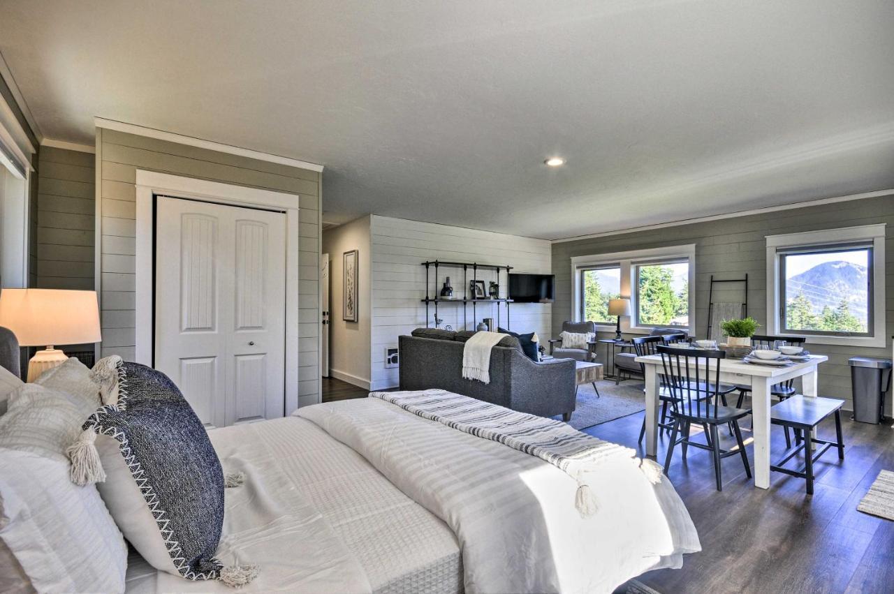 Scenic Studio With Loft And View Of The Columbia River Carson Bagian luar foto