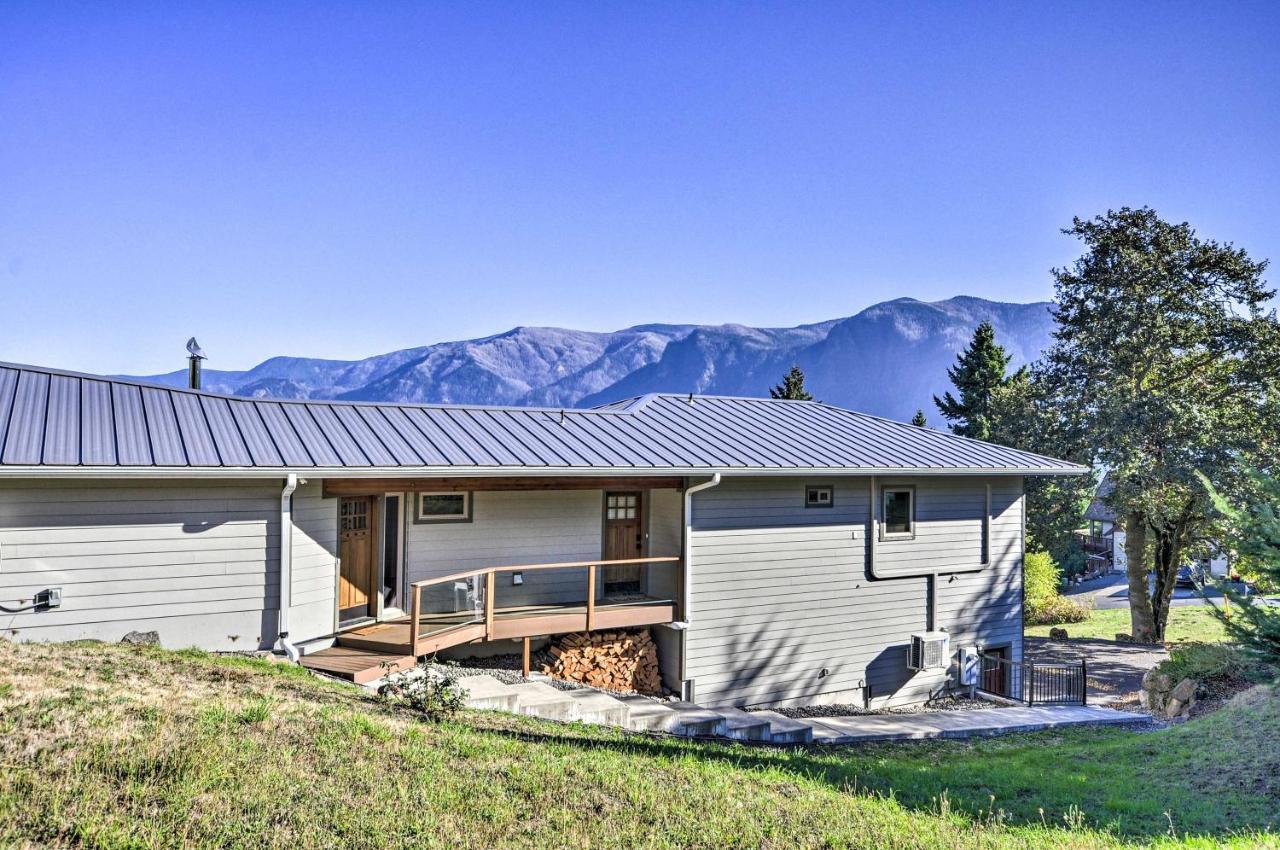 Scenic Studio With Loft And View Of The Columbia River Carson Bagian luar foto